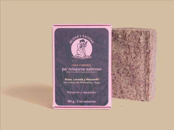 Jabón corporal pa’ relajarse sabroso