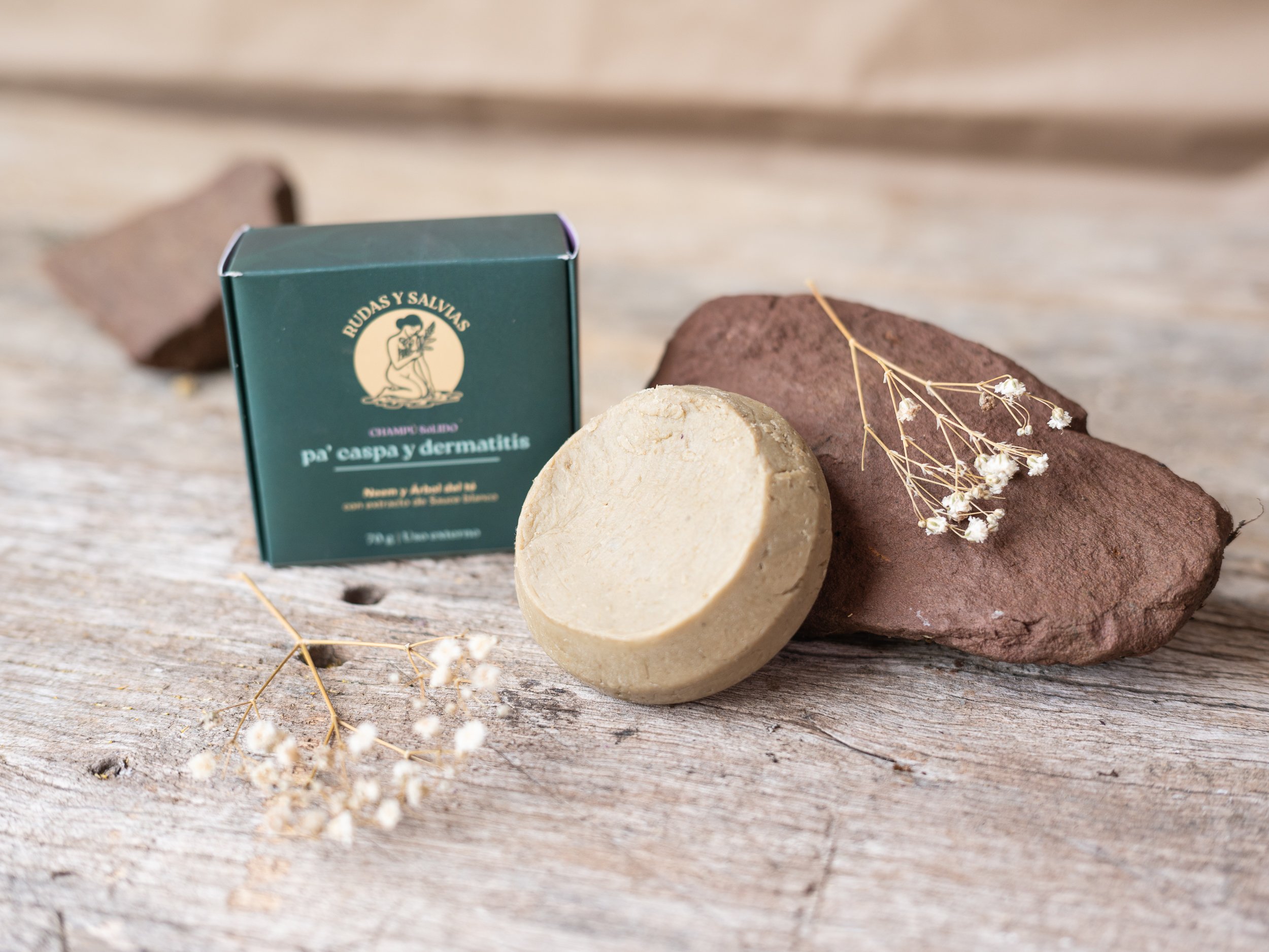 Champú sólido pa’ caspa y dermatitis - Imagen 2